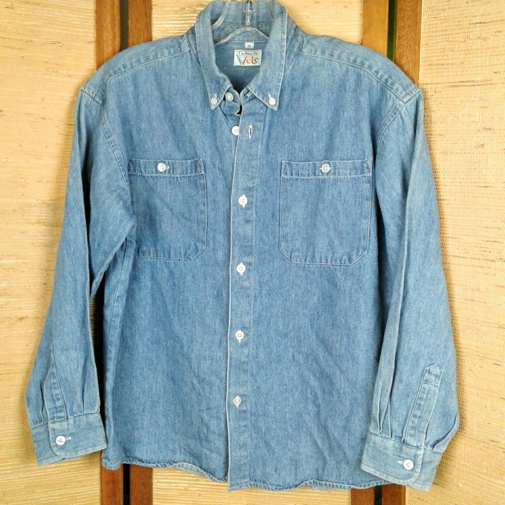 Kids Talbots denim top XL